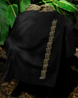 Afro Gold Classy Printed Black T-Shirt