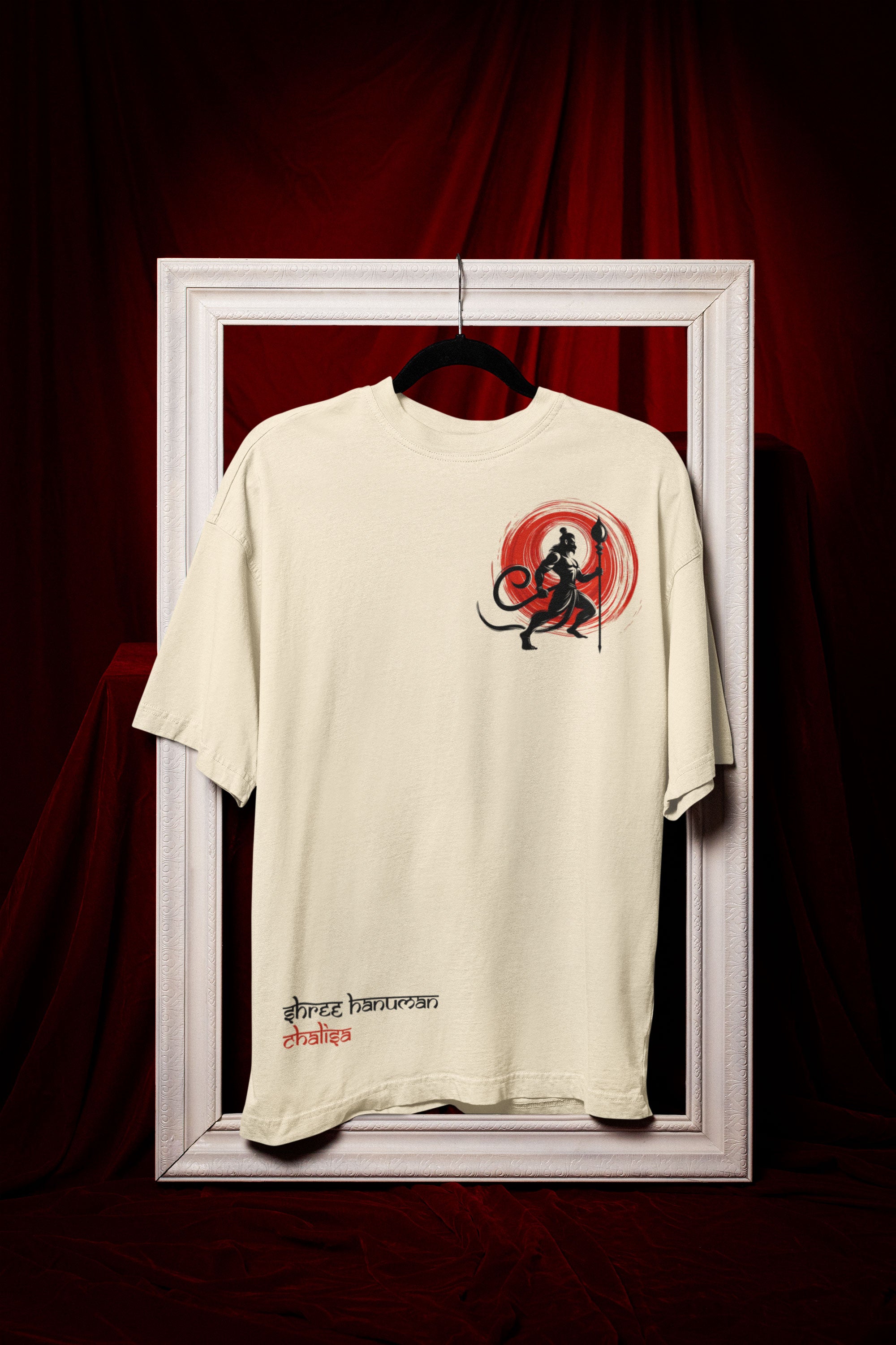 Warrior Hanuman Chalisa (Oversized) T-Shirt