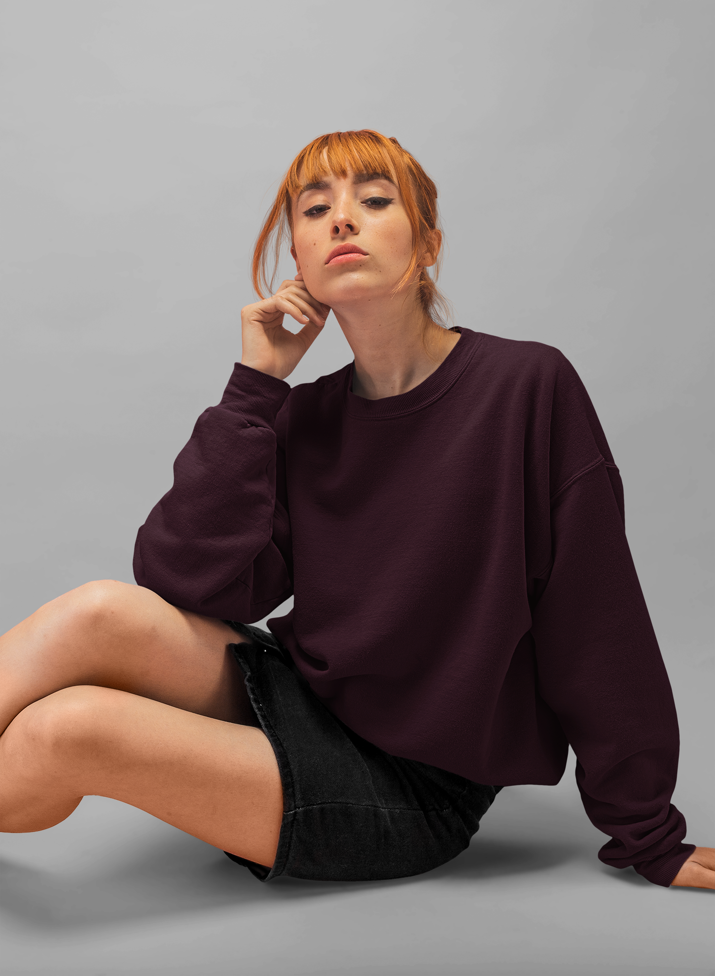 Porch Wine Sweatshirt (Unisex) Pure Cotton 380 GSM Winter Wear