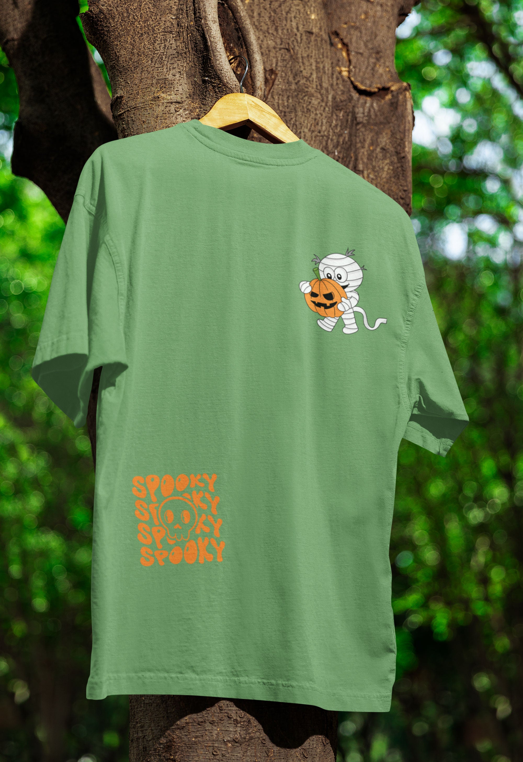 Cute Ghost Spooky Unisex T-Shirt (Oversized)