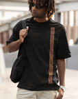 Afro Red Gold Stripe T-Shirt