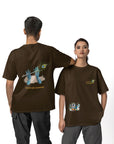 Lord Krishna Flute & Feather (Oversized) T-Shirt