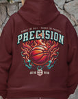 Precision Fire Basket Ball Unisex Hoodie (Thick Fabric)