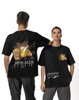Drink Beer Unisex T-Shirt (Oversized)