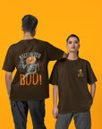 Halloween Style Pumpkin Skeletal Unisex T-Shirt (Oversized)