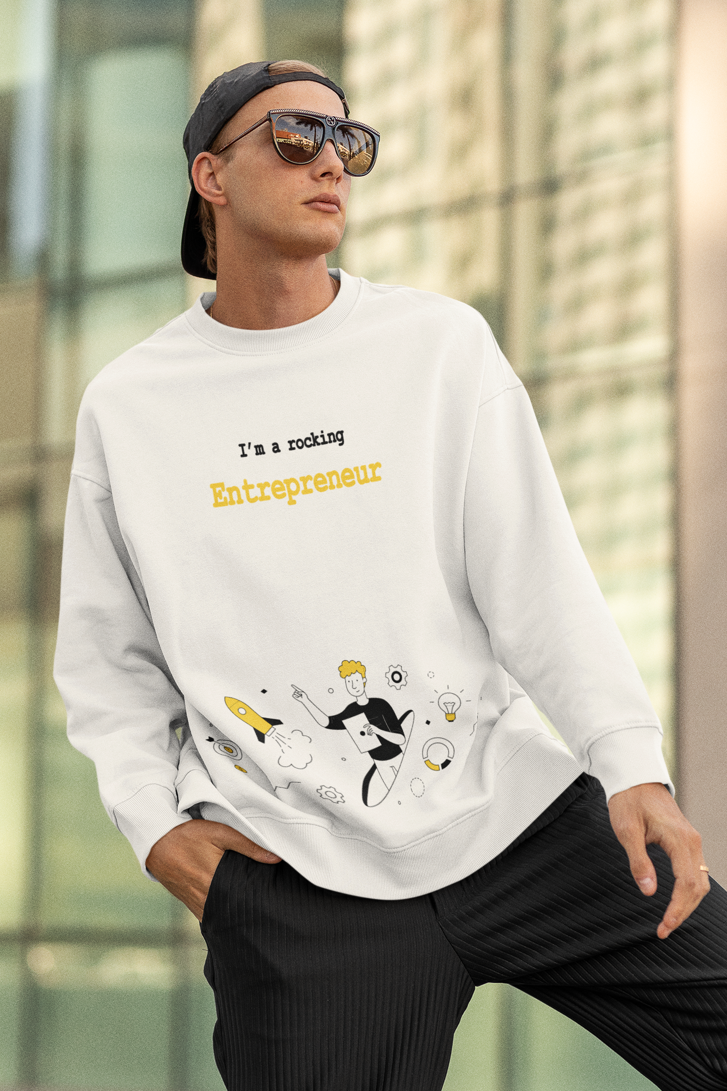 Entrepreneur Oversized (Unisex) T-Shirt &amp; Sweatshirt