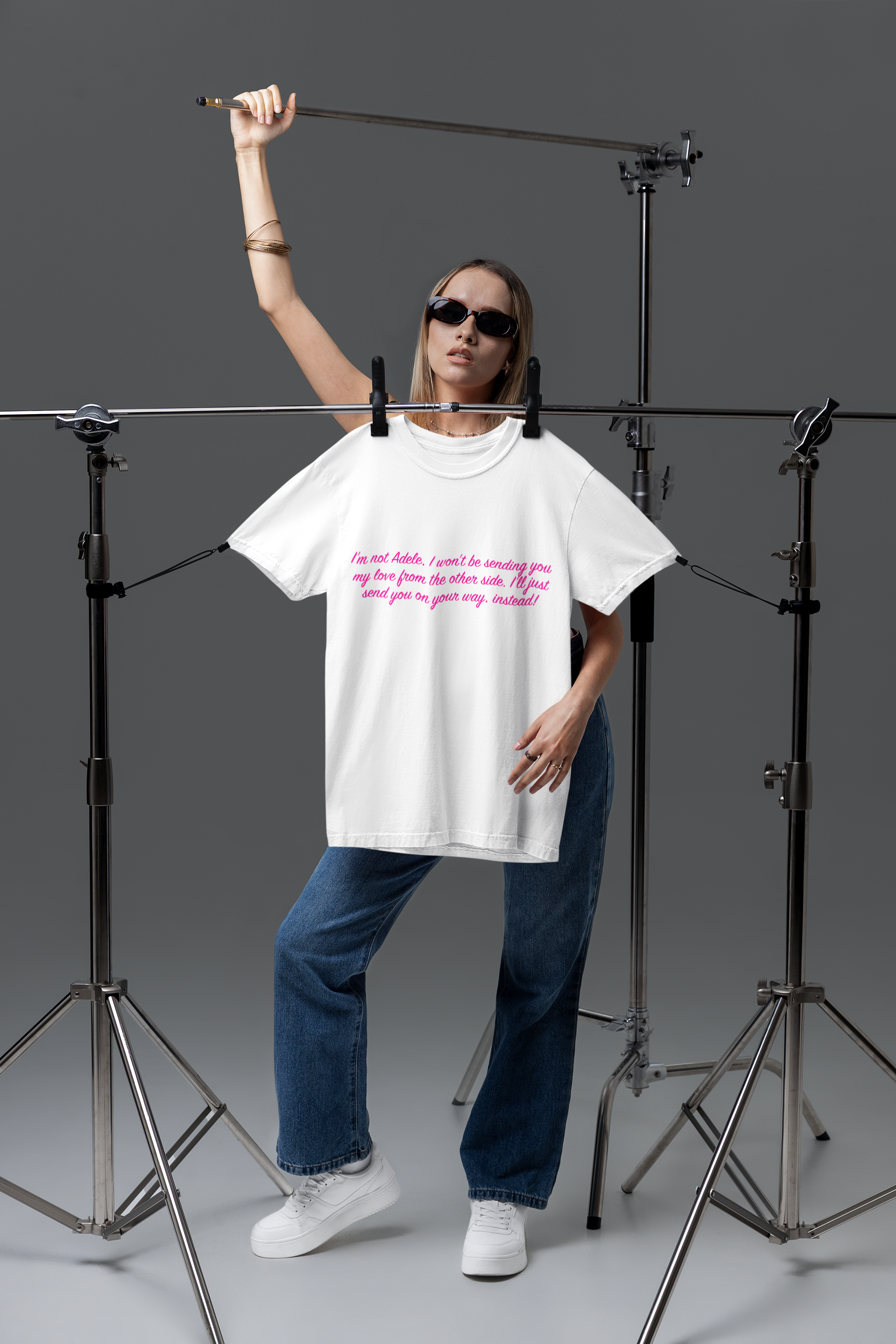I'm not Adele Text Print (Regular) T-Shirt